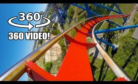 Superman Roller Coaster 360 VR POV Six Flags Fiesta Texas Virtual Reality #rollercoaster