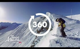 Skiing at Lake Louise Ski Resort | 360 Video | Google Jump 8K | Alberta, Canada