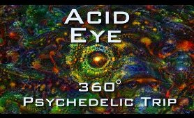 ACID EYE 360 VR - Psychedelic Deep Dream Fractal Trip 4K - LSD DMT Mushroom Ayahuasca