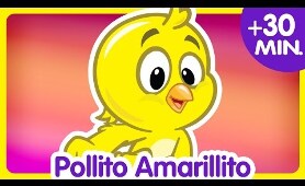 POLLITO AMARILLITO + Compilado de Clips 30 min. - Canciones infantiles de la Gallina Pintadita